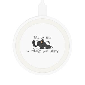 Take Time to Rest Self-Care Quake Wireless Charging Pad