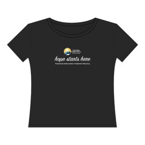 Women’s Curvy Hope Starts Here Tee - Support & Recovery Shirt