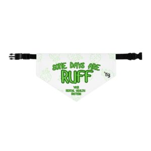 Dog Bandana, "Some Days Are RUFF" Pet Accessory, Dog Outfit, Cute Dog Gift, Pet Fashion for Dogs